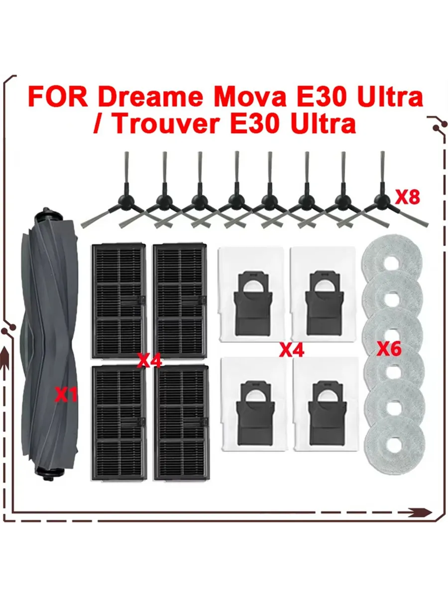 Аксессуары для пылесосов Dreame Mova E30 Ultra Trouver E30 U…