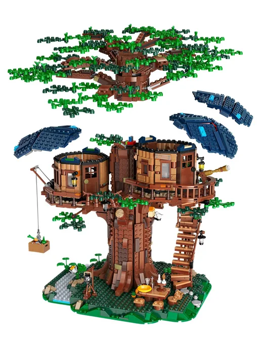 LЕGО Конструктор LEGO IDEAS 21318 «Домик на дереве», красный, фото 4