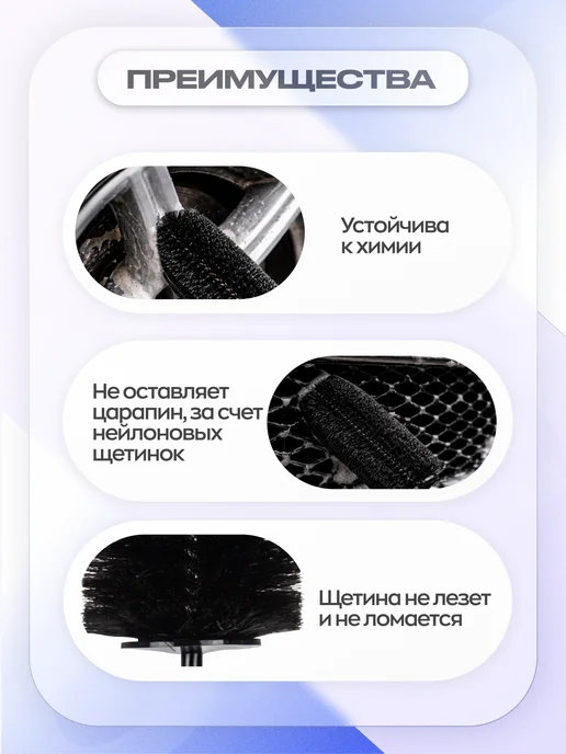 Smart Open Щетка для мойки дисков ершик, вариант, фото 4
