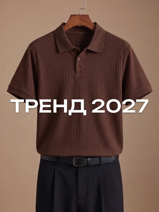Футболка-поло на пуговицах