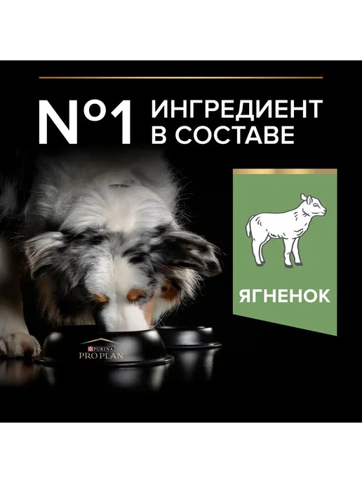 Сухой корм PRO PLAN Digestion По… для собак, взрослые, средние, чувствительное пищеварение, 14 кг, фото 4