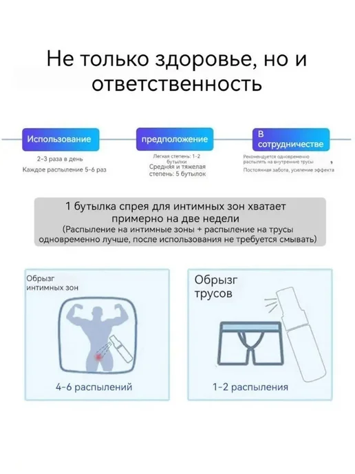 Интимный спрей для применения при баланите, вариант, фото 6