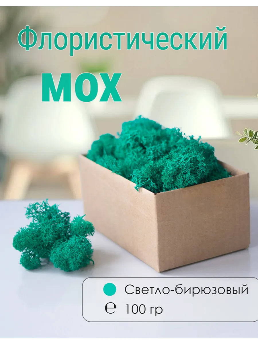 Мох стабилизированный мелкий 100 г