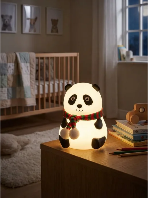 DASWERK Ночник силиконовый LED "Панда", вариант, фото 5