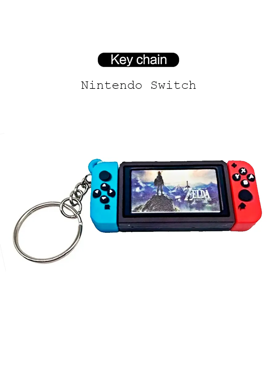 Брелок консоль Nintendo Switch для ключа,сувенир 3d геймпад