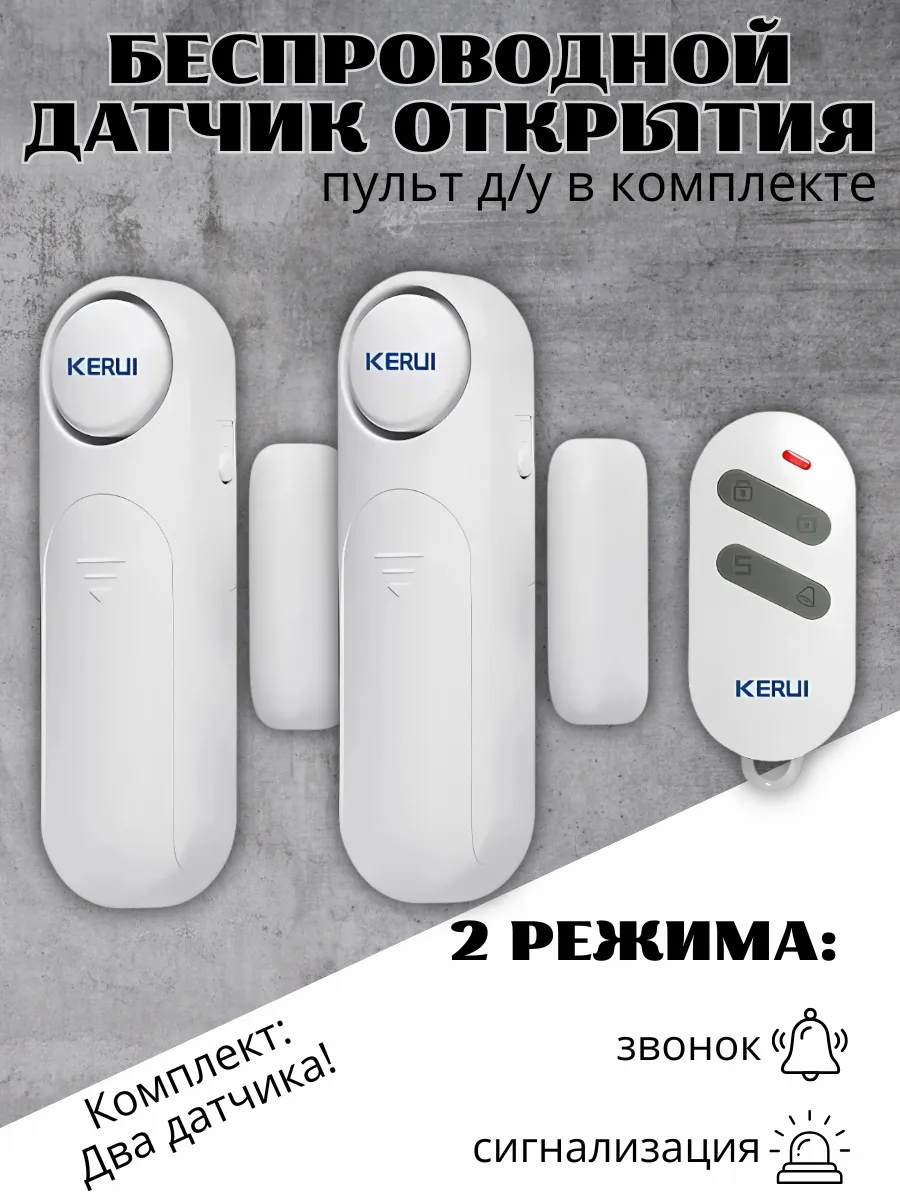Беспроводная сигнализация для дверей и окон с ДУ