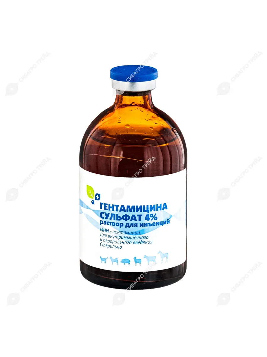 Гентамицина сульфат 4% 100мл БХФ