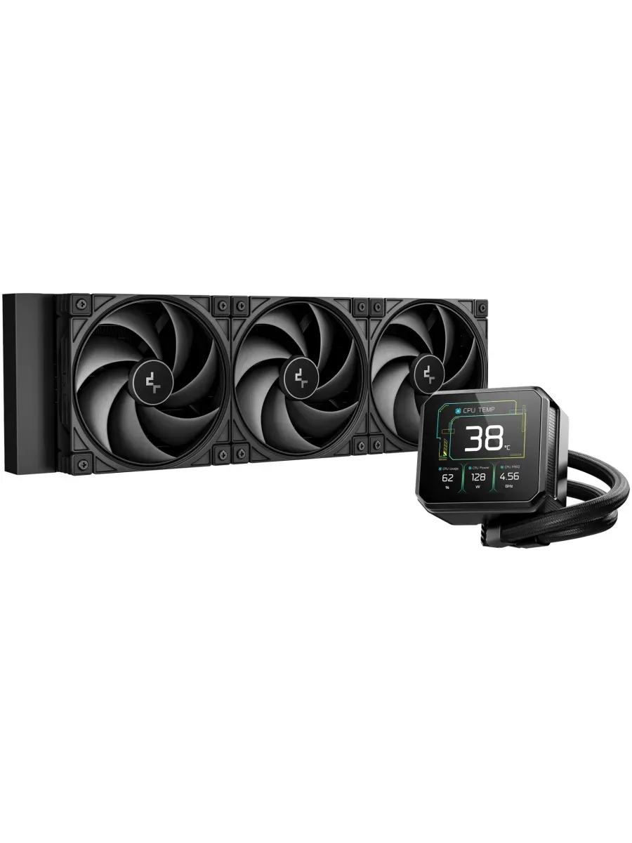 Система водяного охлаждения Spartacus 360, LCD, 4-pin