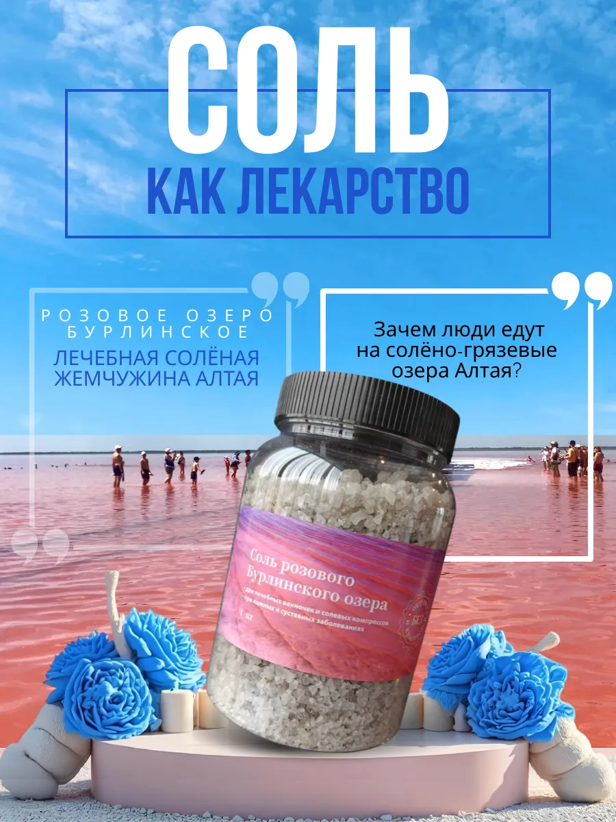 Соль лечебная для суставов, для ног, при кожных заболеваниях