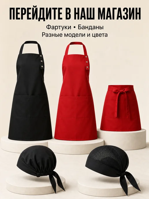 MedBird Колпак поварской бандана повара сетка, вариант, фото 4