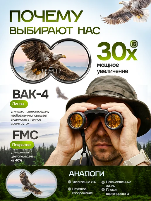 Puls Love Бинокль профессиональный туристический, вариант, фото 2