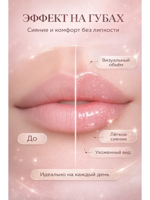 ЭЛИТА 55 Набор блесков для губ для девочки 10 лет подарок, белый, фото 2