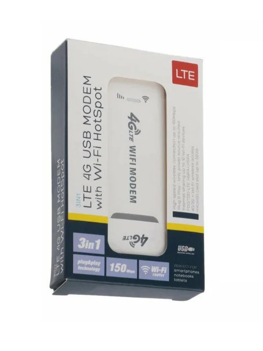 CPE Мобильный 4G Wi-Fi роутер (USB) Для авто и дачи 4G Cat.4, 4 г, 4 г, фото 3