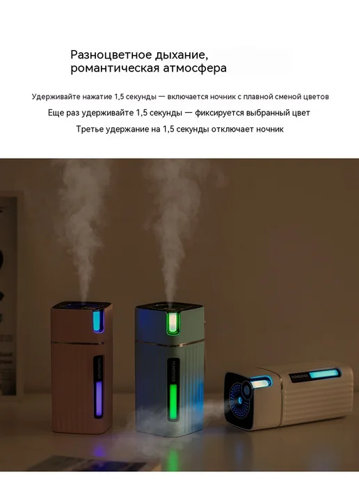 Увлажнитель Белый, черный, фото 24