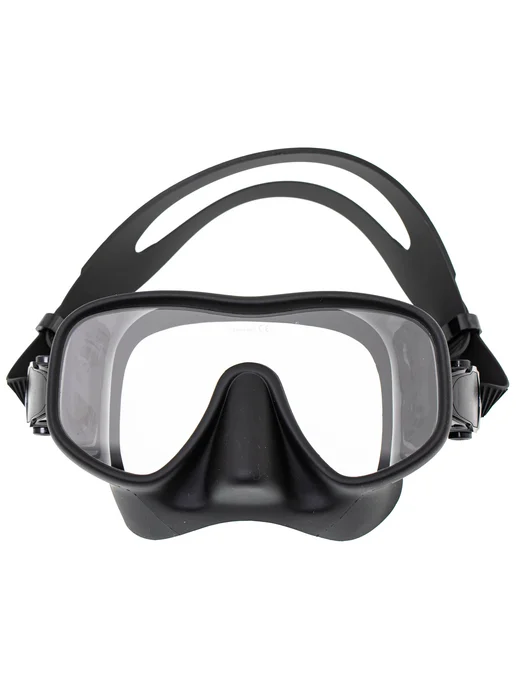 Marlin Маска для дайвинга и подводной охоты FRAMELESS MATTE, черный, фото 3