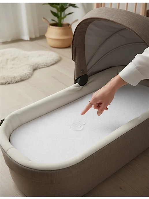 BabyGood Наматрасник в коляску непромокаемый на резинке 35х75 см, 35x75 см, фото 4