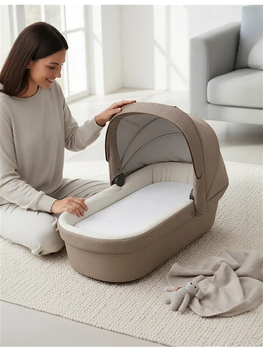 BabyGood Наматрасник в коляску непромокаемый на резинке 35х75 см, 35x75 см, фото 5