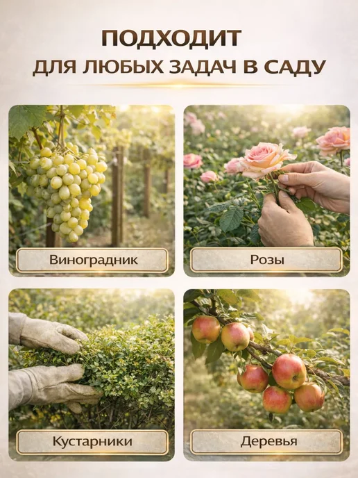 ДОКАД Ножницы садовые для обрезки кустов деревьев цветов, вариант, фото 2