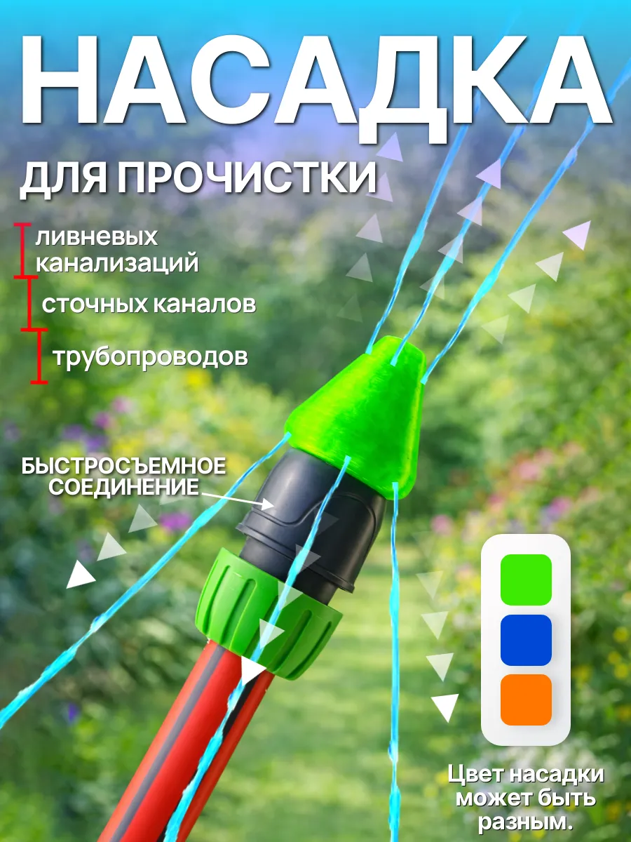 Насадка для прочистки трубопроводов