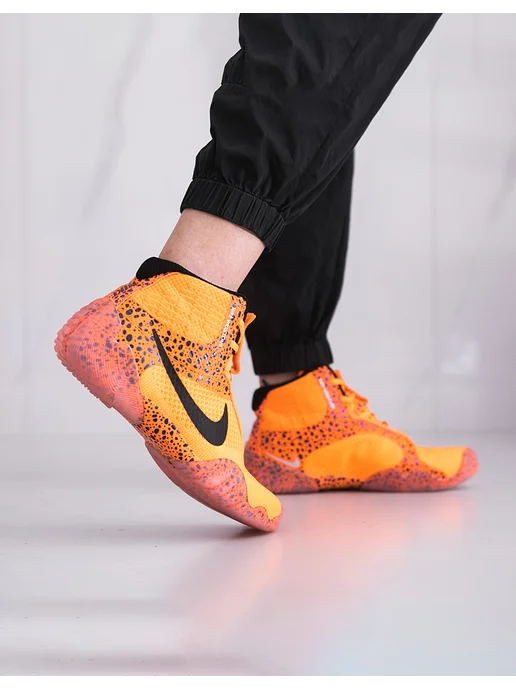 Nike Борцовки черные профессиональные для борьбы и бокса, черный, фото 4