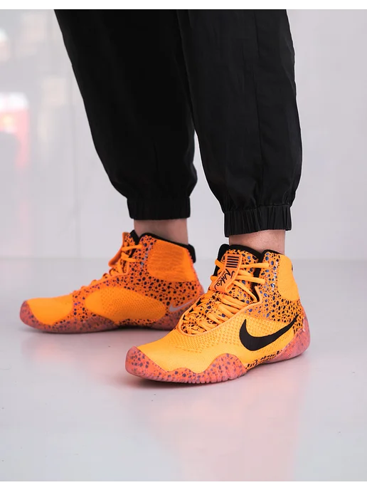 Nike Борцовки черные профессиональные для борьбы и бокса, черный, фото 6