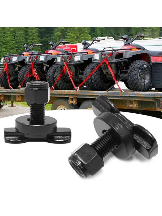 8шт стальные L-Track крепежи для грузовика, ATV, RV, 8 шт, фото 8