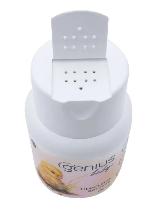 Genius Baby Джениус Бэби Присыпка детская для новорожденных, 100мл, 100 мл, фото 2
