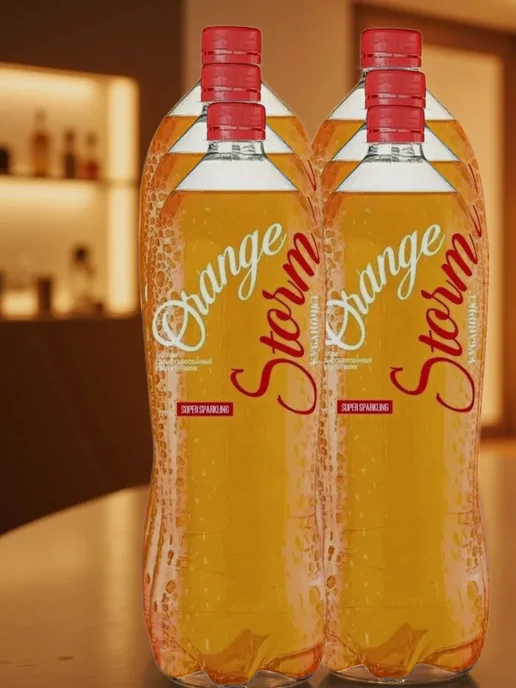 Кубаночка Фанта Шторм Orange, 1500мл (Набор из 6шт), 1,5 л, 6 шт, фото 2