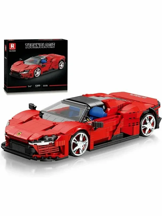 LEGO Конструктор Спорткар Ferrari Daytona SP3 1069 деталей, вариант