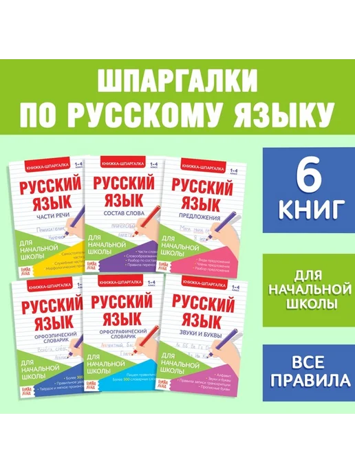 Набор шпаргалок для начальной школы, вариант, фото 3
