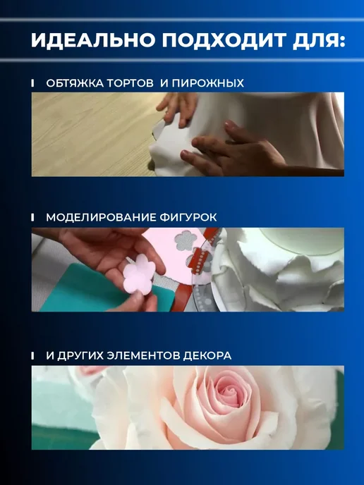 ФАНСИ Мастика для торта 500г, 500 г, фото 2