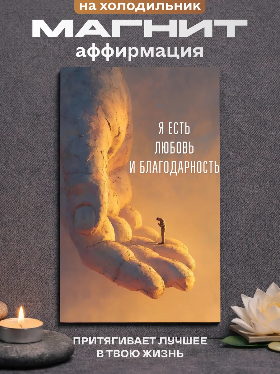 Магнит мотиватор любовь и благодарность