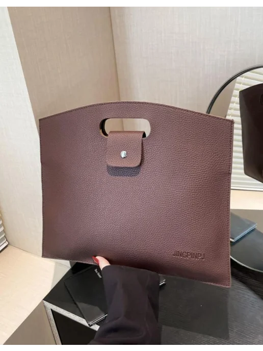 Сумка для документов Brown Office, женская, из искусственной…, коричневый