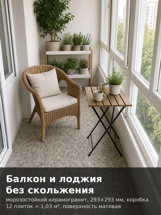 Beryoza Ceramica Плитка керамогранит для улицы, серый, фото 7