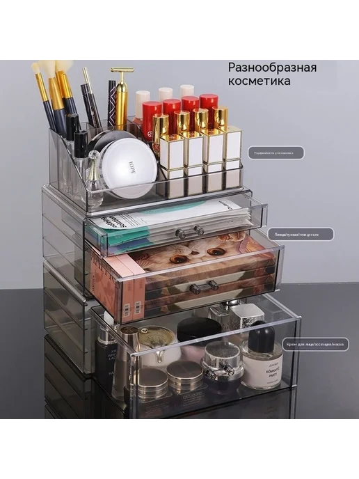 Коробка для хранения Высококачественный серый, серый, фото 3