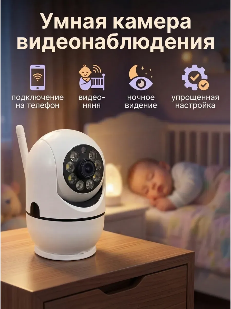 Умная камера видеонаблюдения для дома