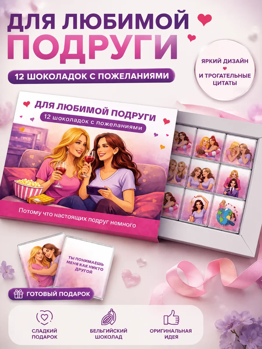 Оригинальный набор подарок подруге на день рождения