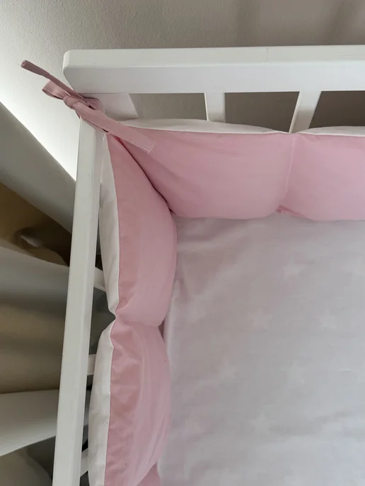 LiliKids Бортики в кроватку для новорожденных, белый, фото 7