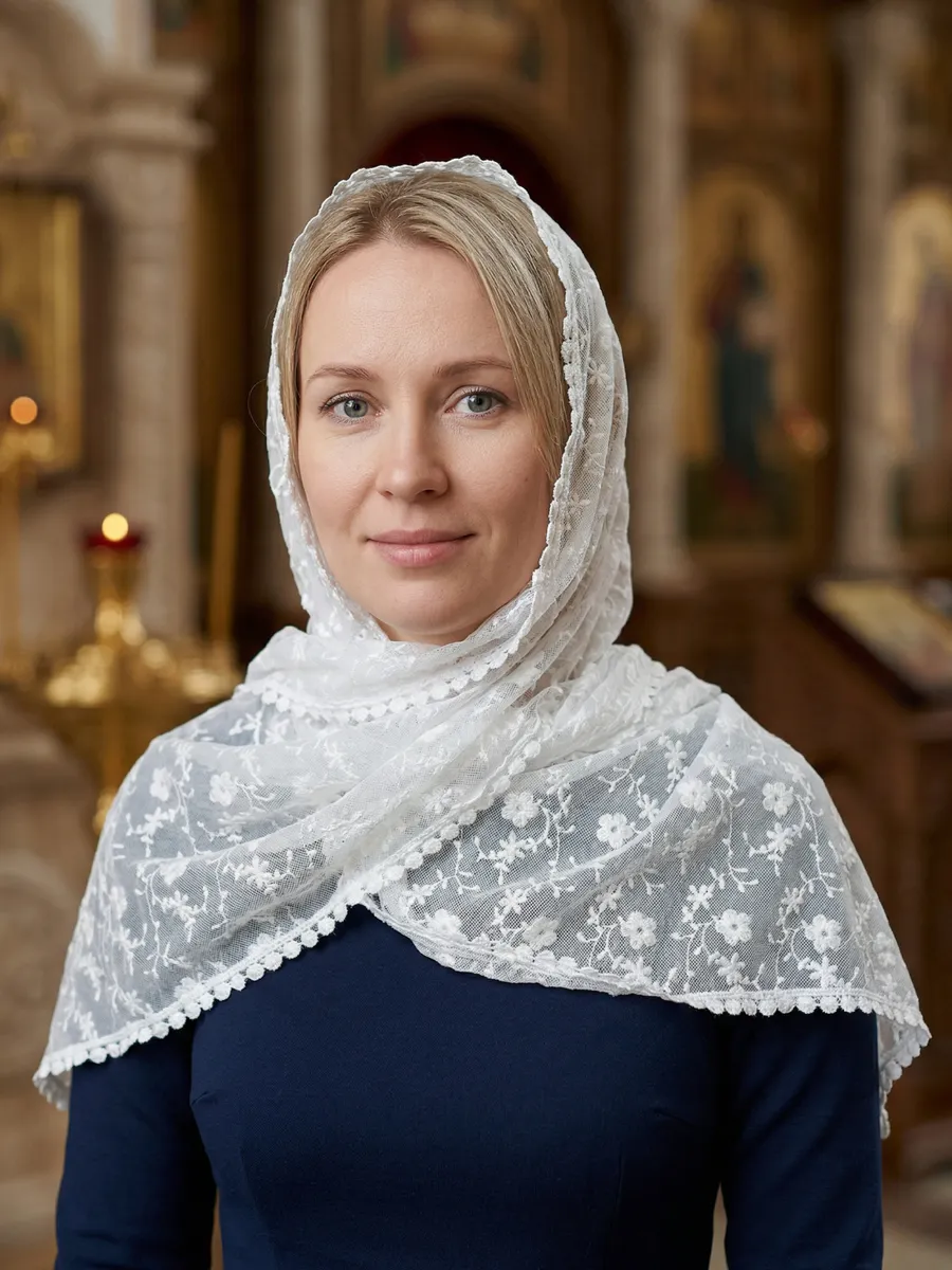 Платок на голову для храма