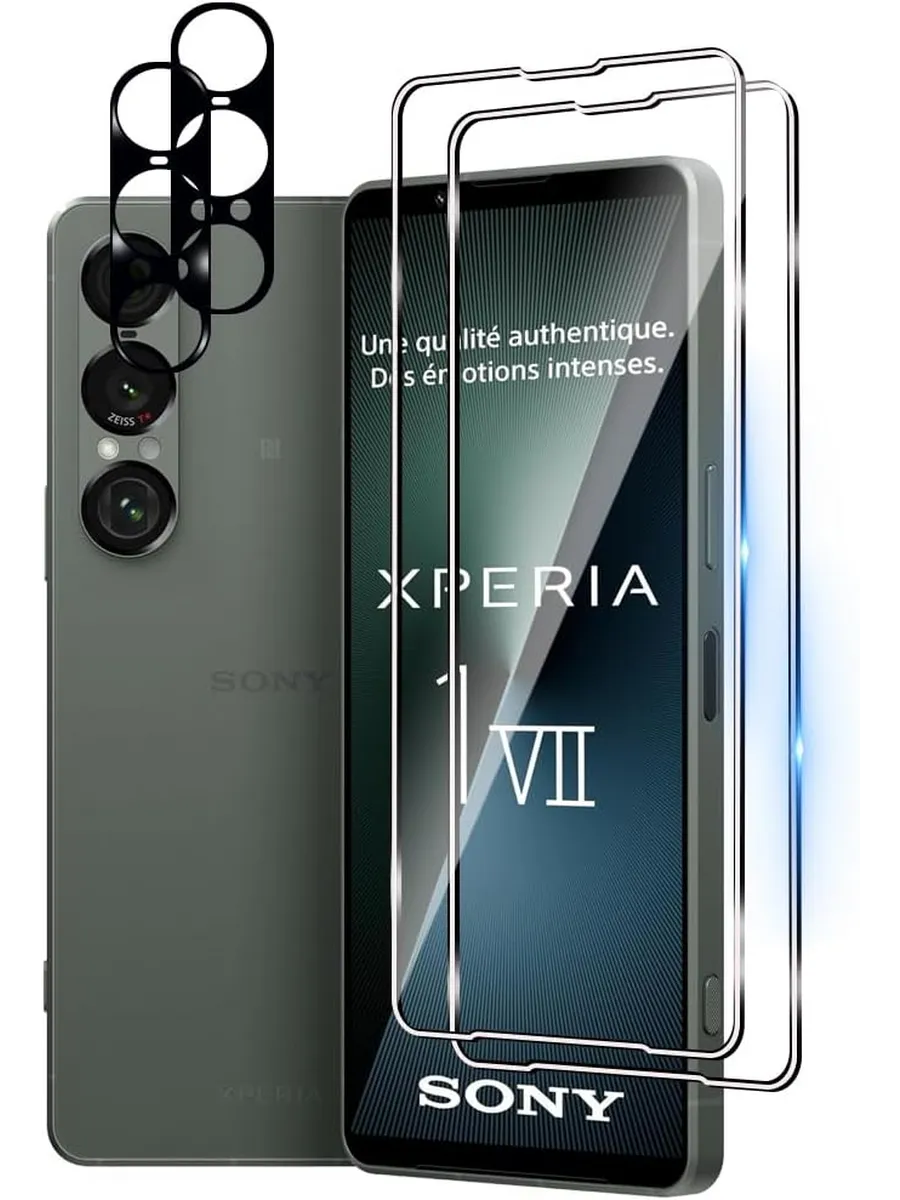 Защитное стекло для Sony Xperia 1 VII, 9H, с защитой камеры