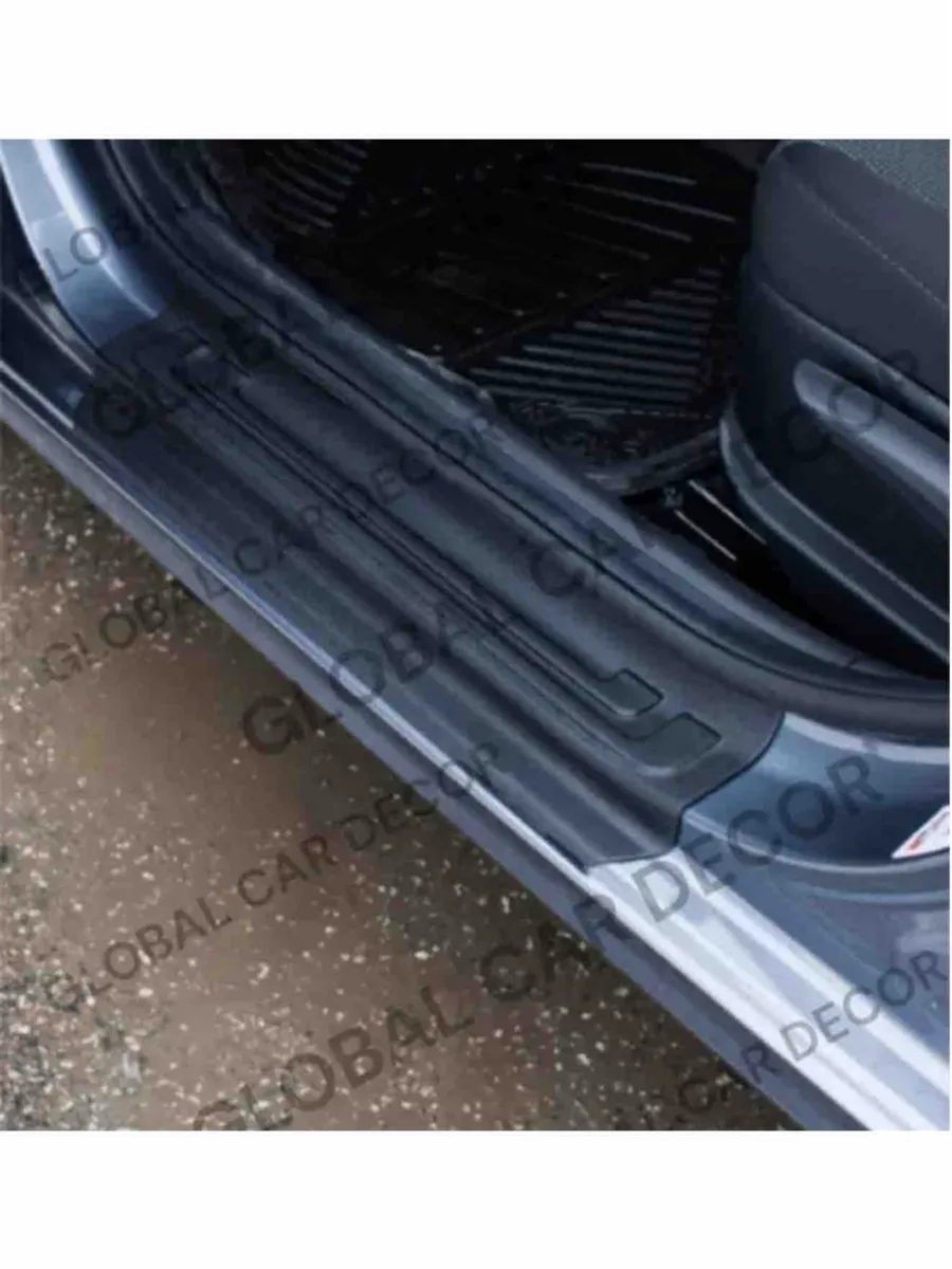 Накладки на пороги внутренние Hyundai Solaris 2