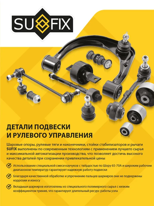 SUFIX Рычаг подвески для RENAULT LOGAN, SANDERO STEPWAY, вариант, фото 2