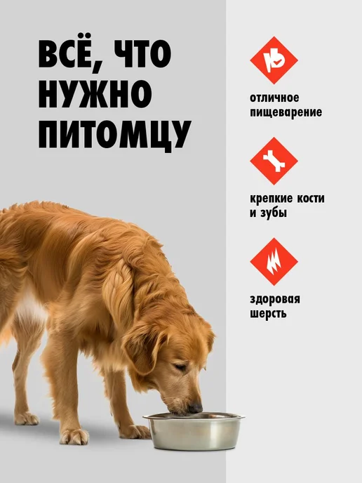 Сухой корм ULTRA Dog Вида для собак, взрослые, курица, мясо, 20 кг, фото 3
