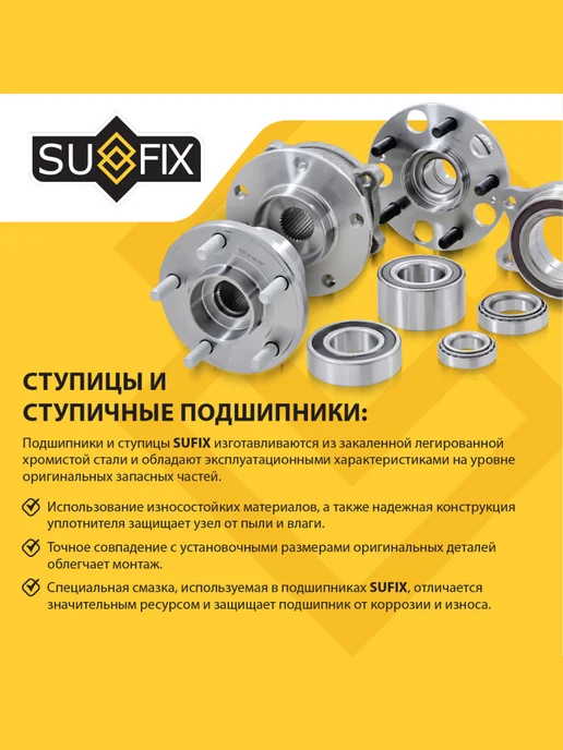 SUFIX Подшипник ступицы для MERCEDES-BENZ C-CLASS, CLK, E-CLASS, вариант, фото 2