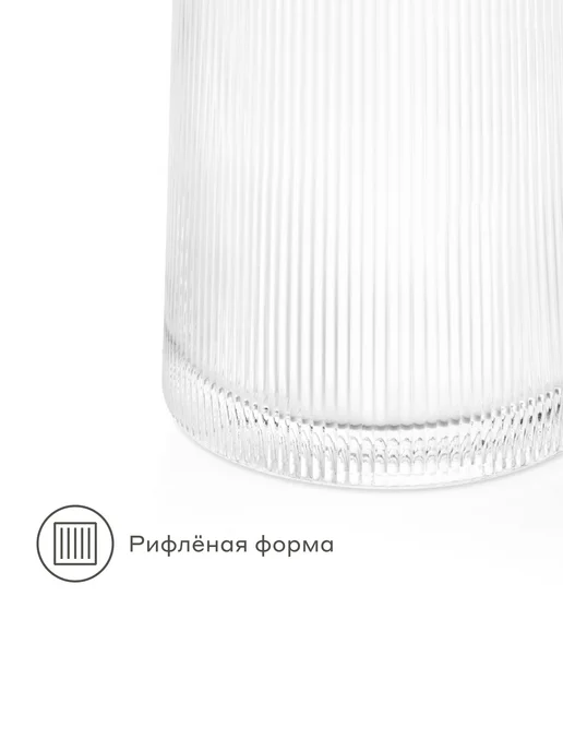 Pragma Кувшин для воды Niala 1,75 л, стекло, прозрачный, 1,75 л, фото 3
