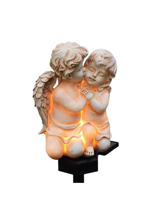Солнечный ангел на землю светильник для сада IP55, Resin, вариант, фото 3