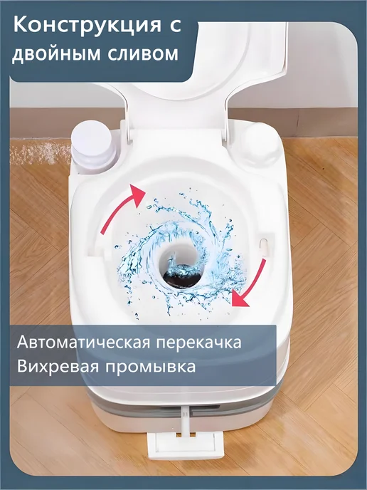 Портативный биотуалет 24 л, 24 л, фото 3