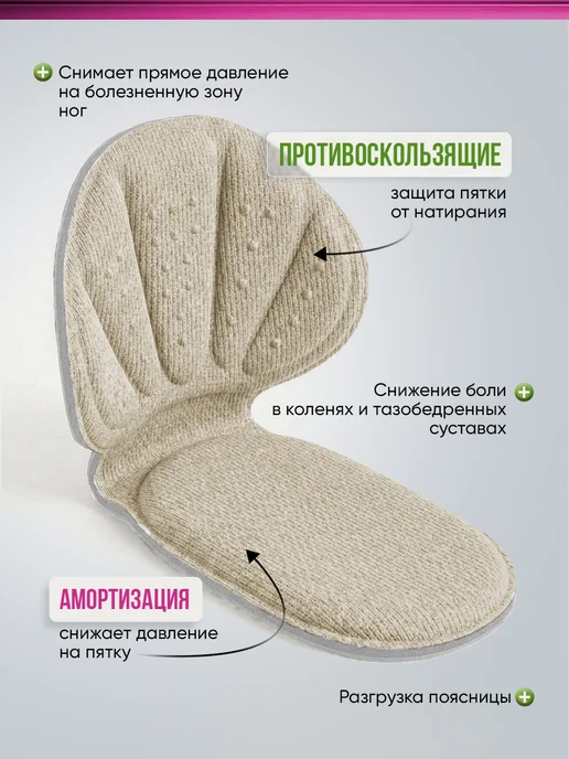 Magmaer Пяткоудерживатели для обуви, бежевый, фото 2