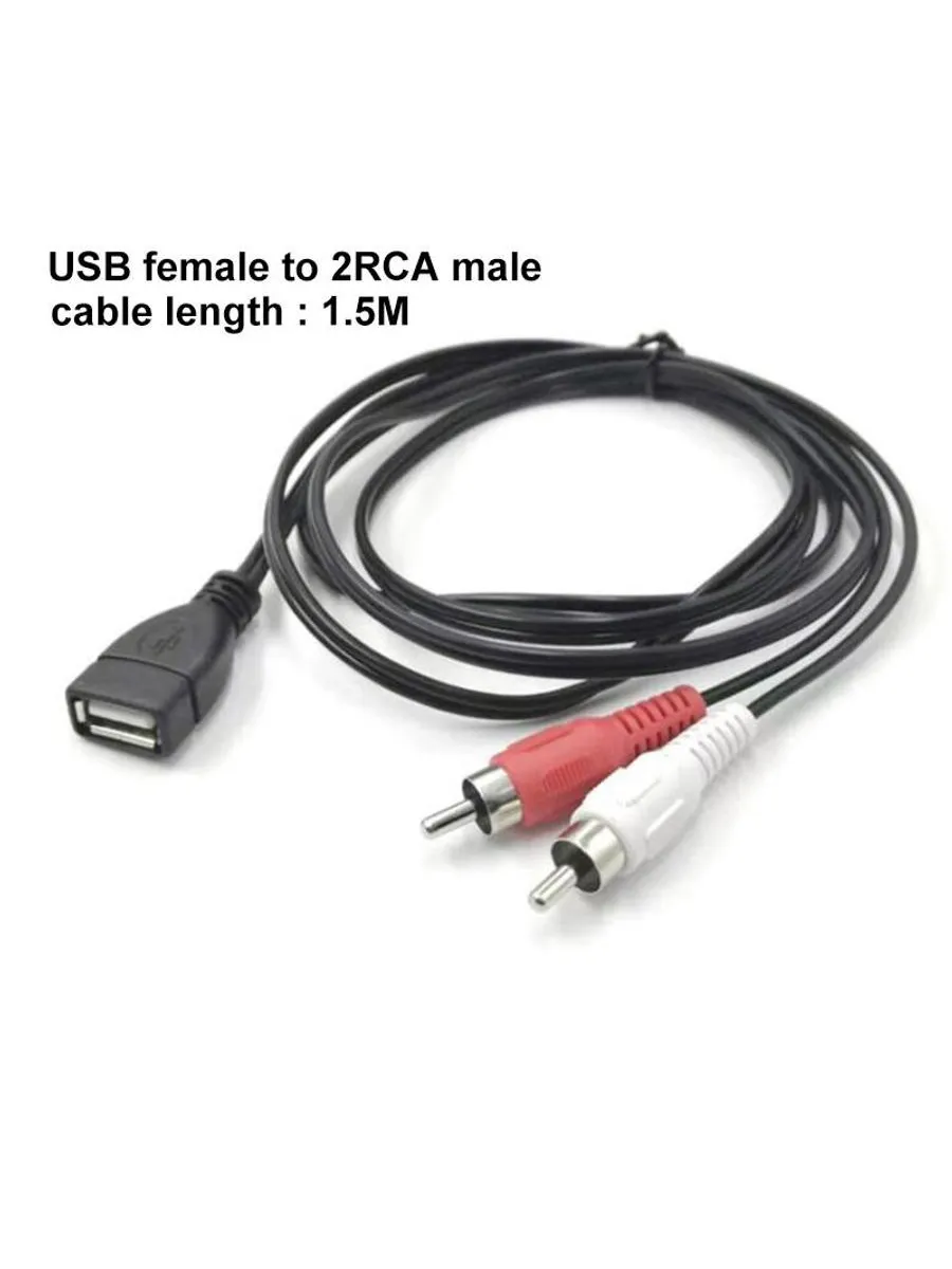 Кабель USB-RCA аудио-видео адаптер
