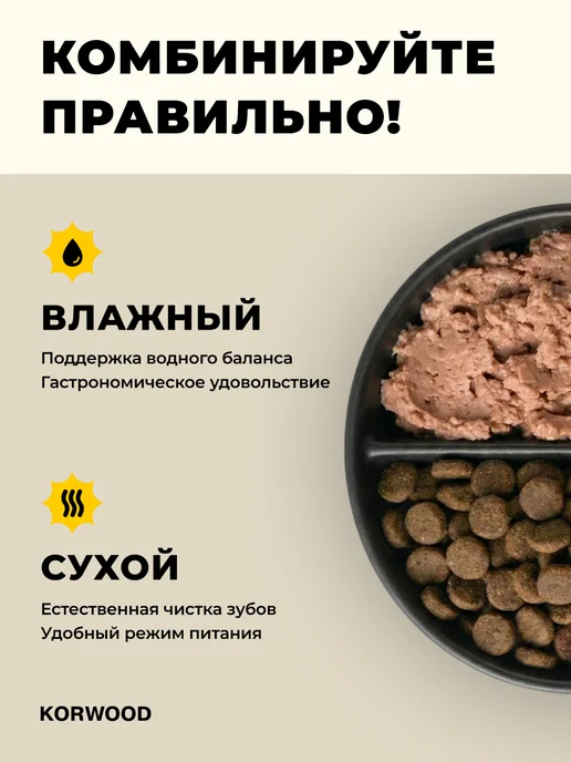 Сухой корм KORWOOD для собак, индейка, 5 кг, фото 4